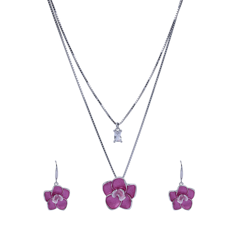 Petal Muse Pendant Ensemble
