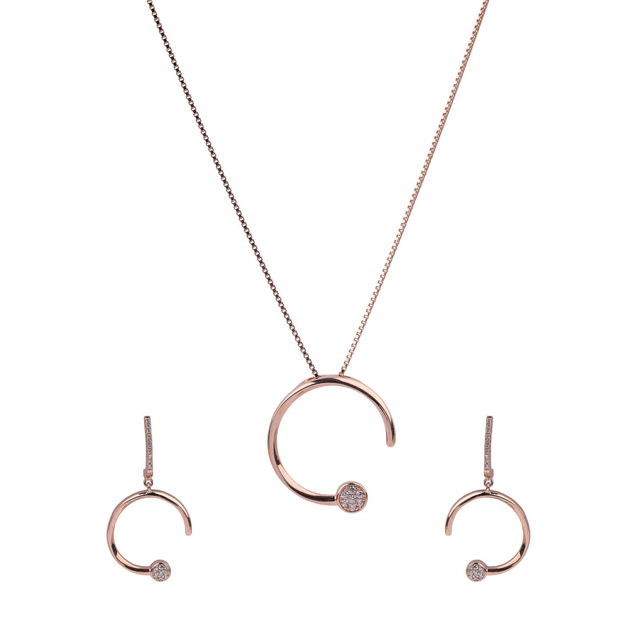 Celestial Arc Pendant Set