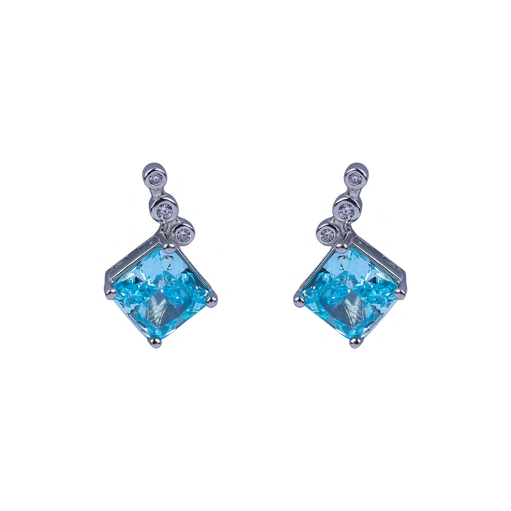 Blue Mist Silver Elegance Pendant Set