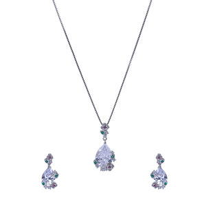 Aurora Teardrop Pendant Set
