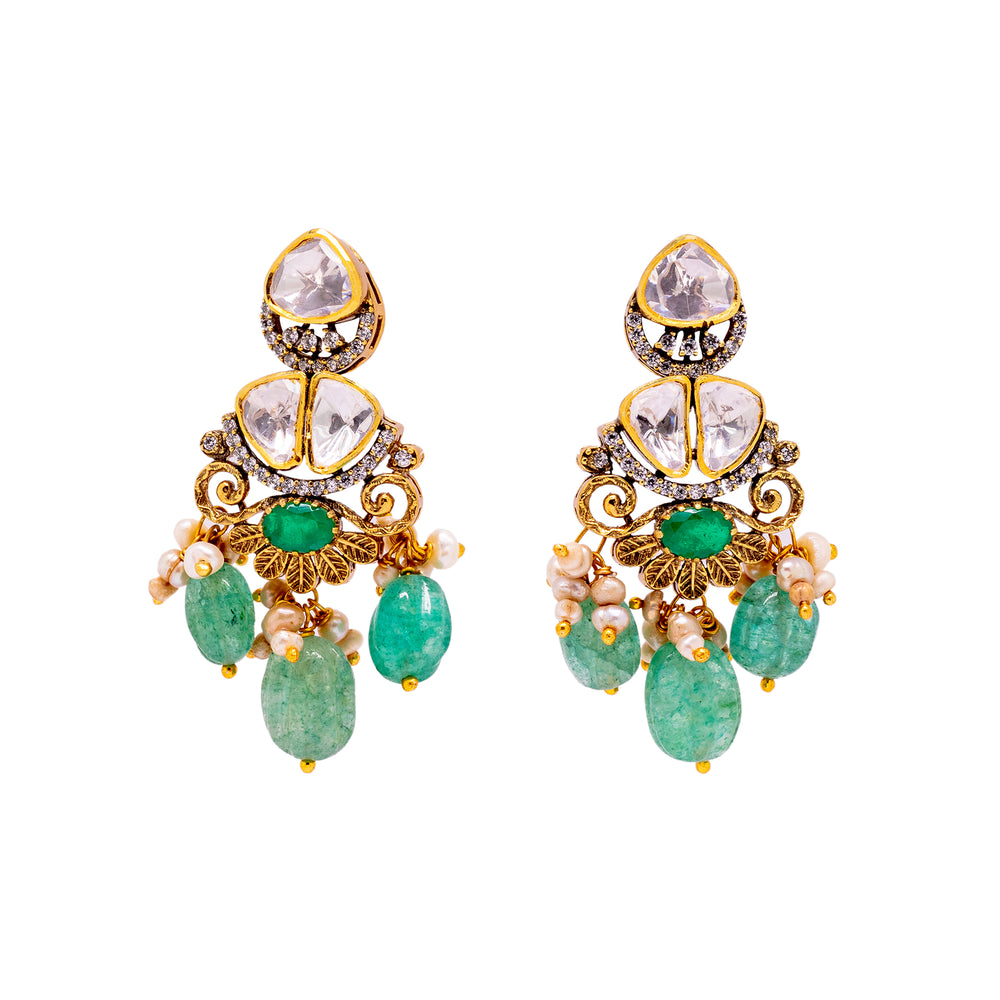 Moissanite Empress Dangles