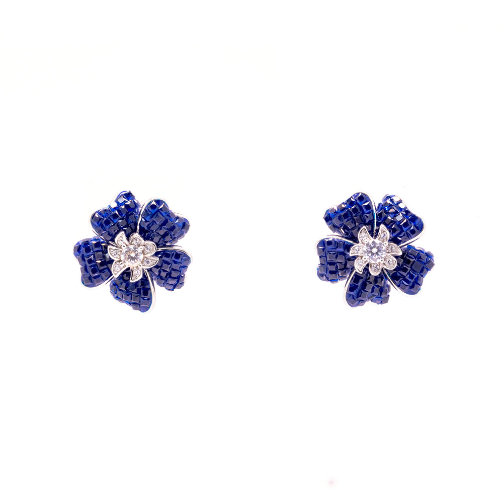 Midnight Bloom Studs