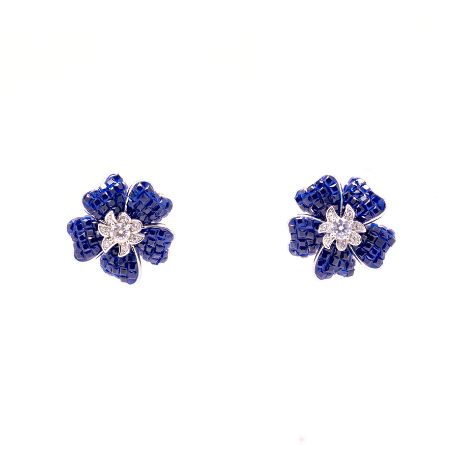 Midnight Bloom Studs