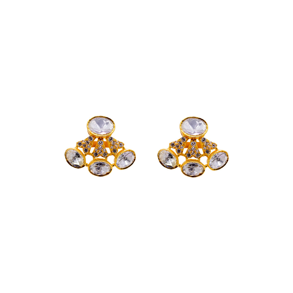 Rajasi Moissanite Studs