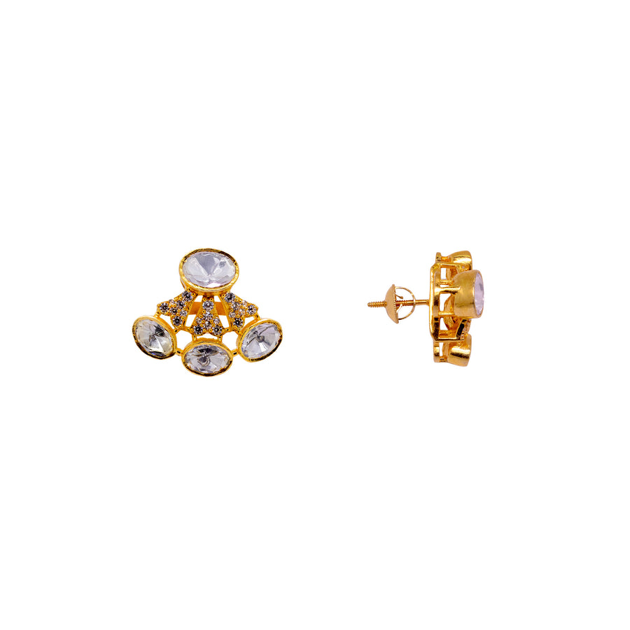 Rajasi Moissanite Studs