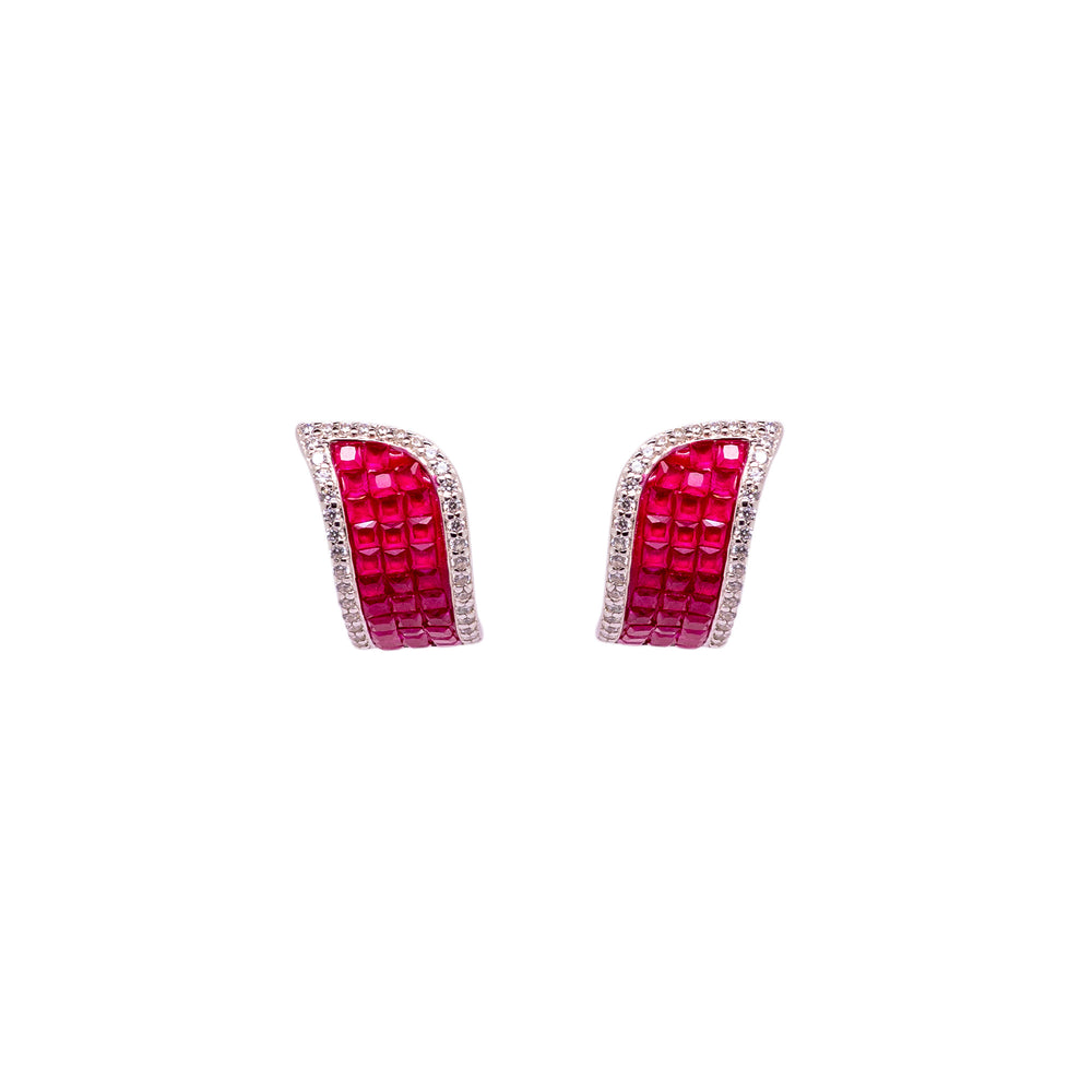 Flame Kissed Hoops