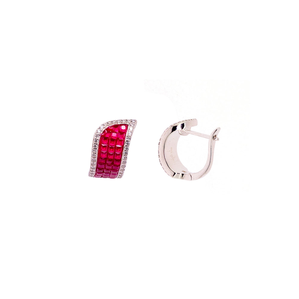 Flame Kissed Hoops