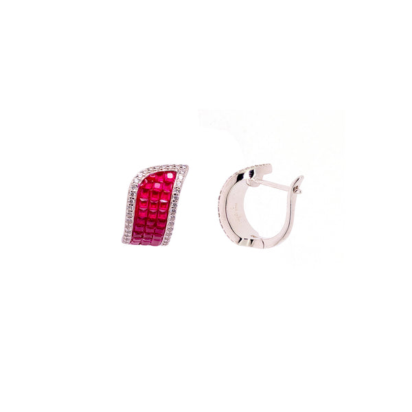 Flame Kissed Hoops