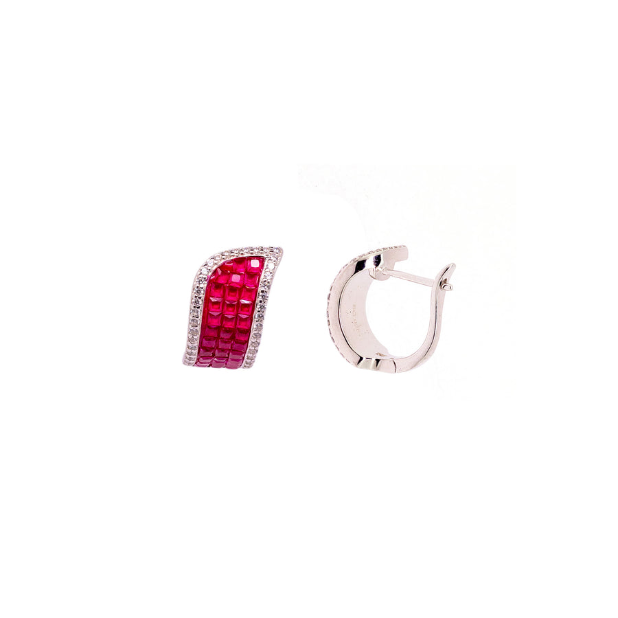 Flame Kissed Hoops