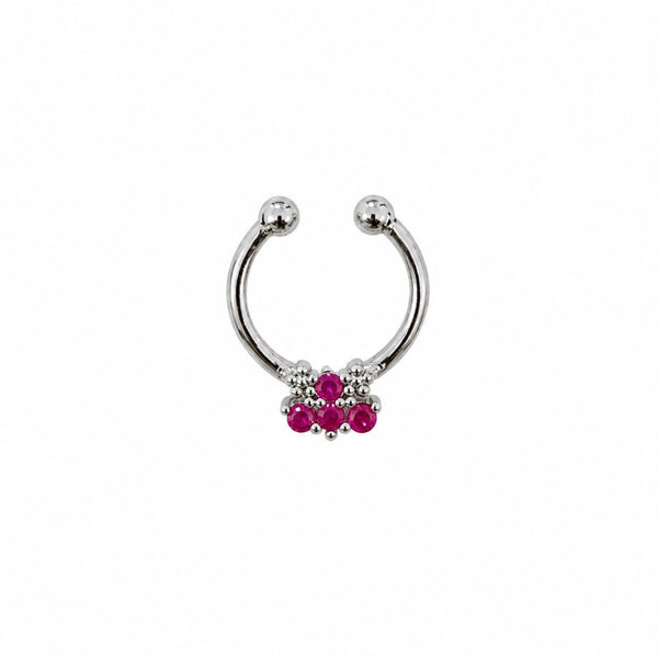 Berry Bloom Septum Ring