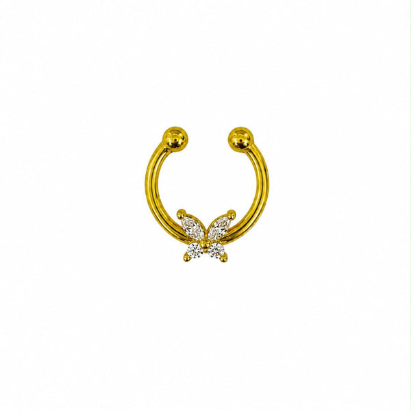 Butterfly Bloom Septum Ring