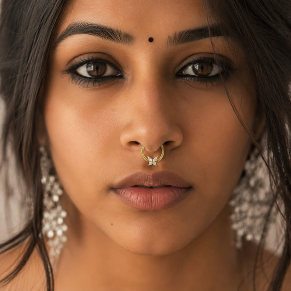Butterfly Bloom Septum Ring