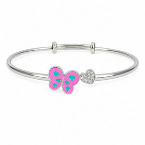Butterfly Bloom Silver Baby Kada