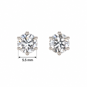 CZ Stud - 5.5mm