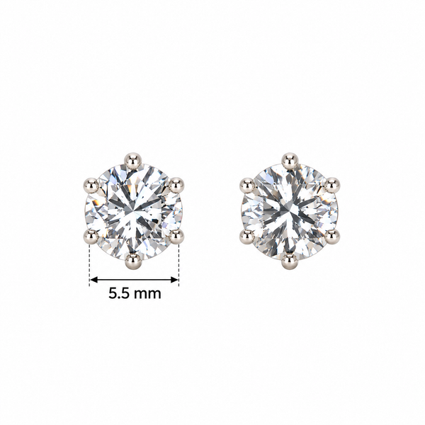 CZ Stud - 5.5mm
