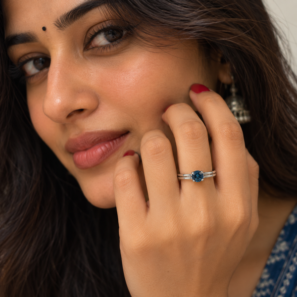 Midnight Blue Ring