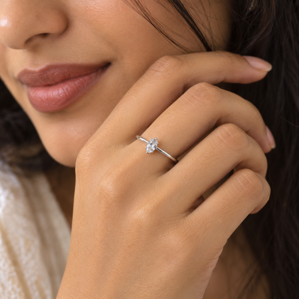 Marquise Solitaire Ring