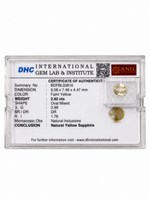 Natural Yellow Sapphire