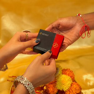 Silver Bloom Rakhi