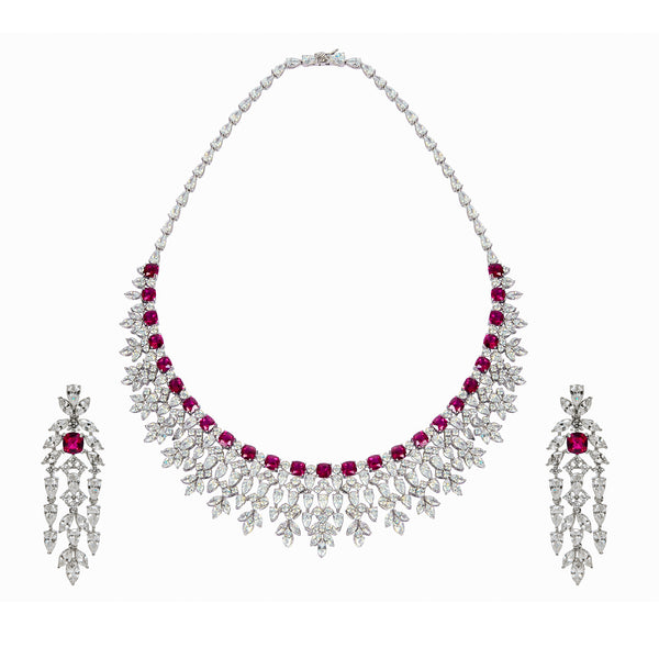 Crimson Whisper Necklace Set