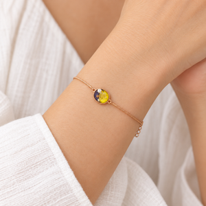 Citrine Petal Bracelet