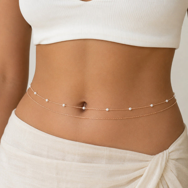 Éloise Pearl Belly Chain