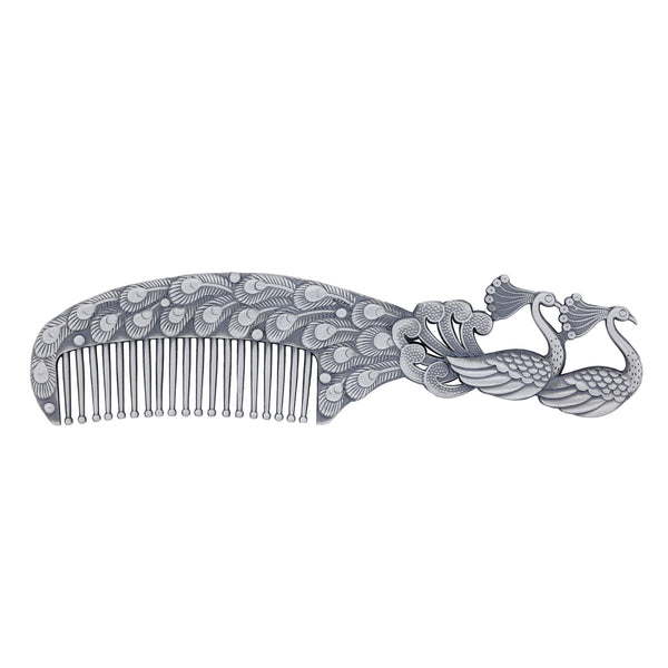 Vrinda Dual-Peacock Comb