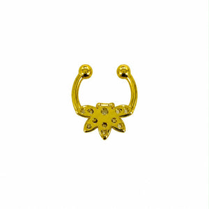 Golden Whisper Septum Ring