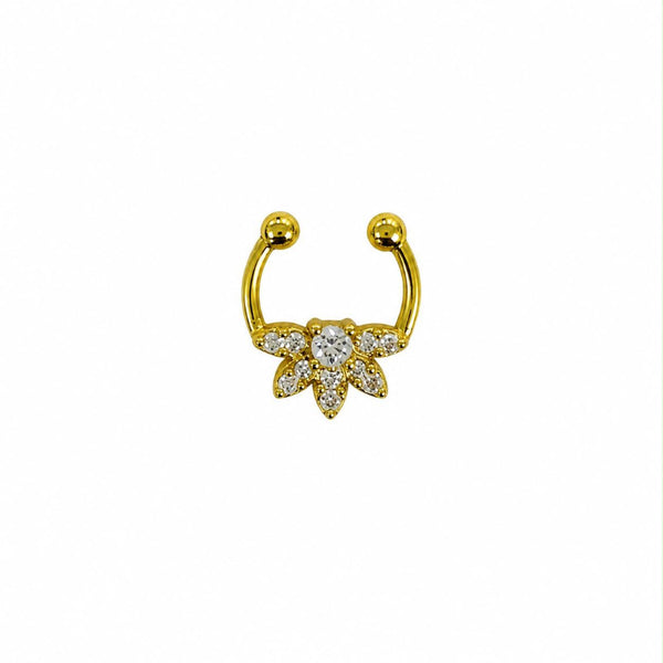 Golden Whisper Septum Ring