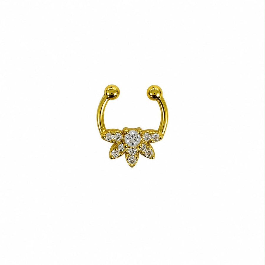 Golden Whisper Septum Ring