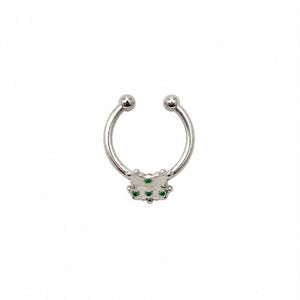 Green Cluster Septum Ring