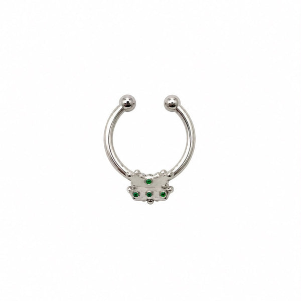 Green Cluster Septum Ring