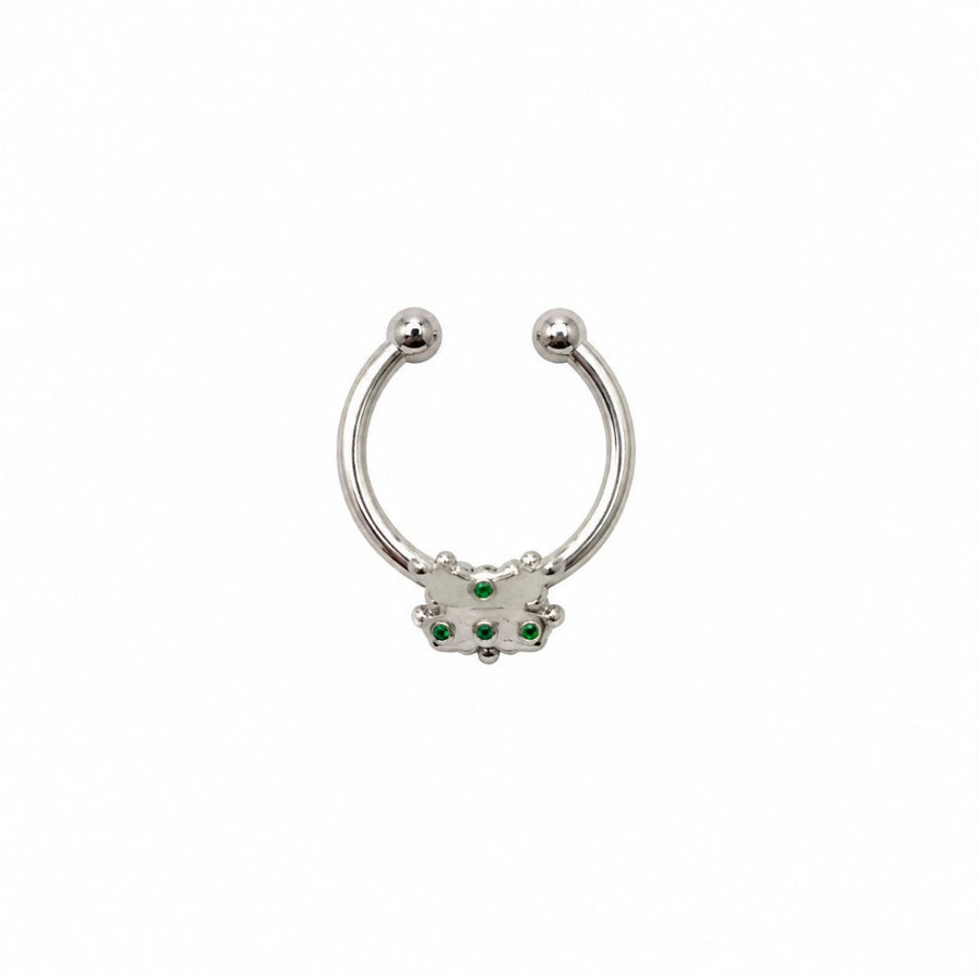 Green Cluster Septum Ring