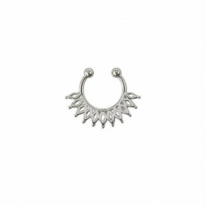 Lotus Veil Septum Ring