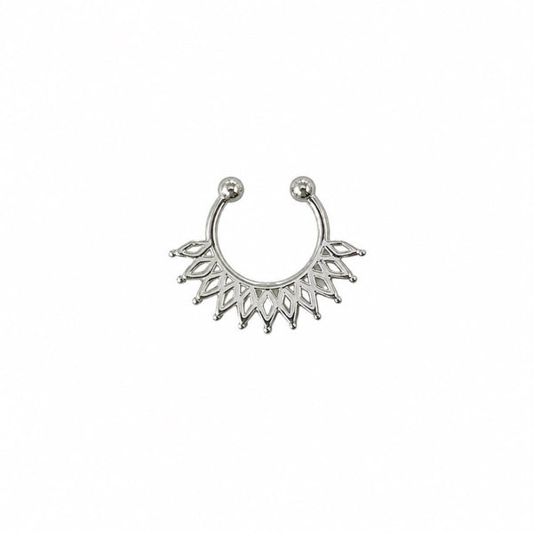 Lotus Veil Septum Ring