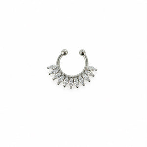 Lotus Veil Septum Ring