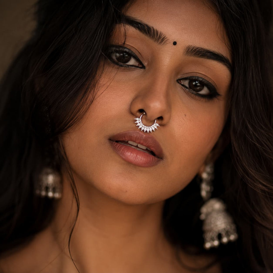 Lotus Veil Septum Ring
