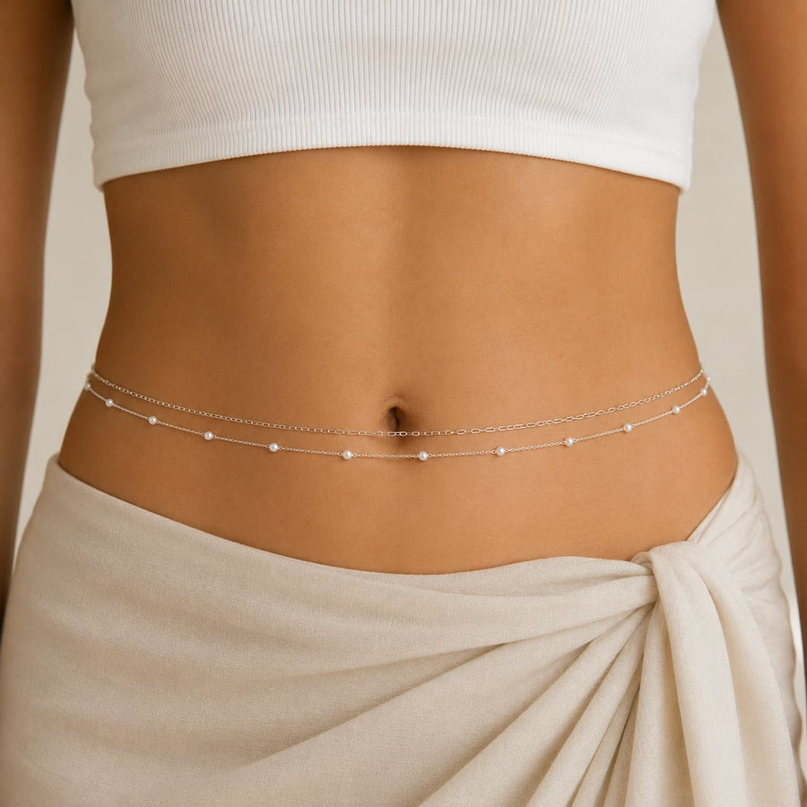 Lune Éclat Belly Chain