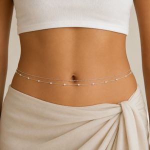 Lune Éclat Belly Chain