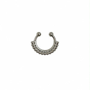 Moonlit Arc Septum Ring