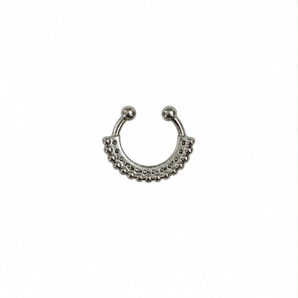 Moonlit Arc Septum Ring