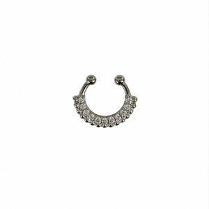 Moonlit Arc Septum Ring