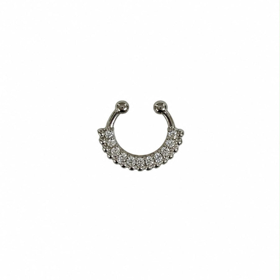 Moonlit Arc Septum Ring