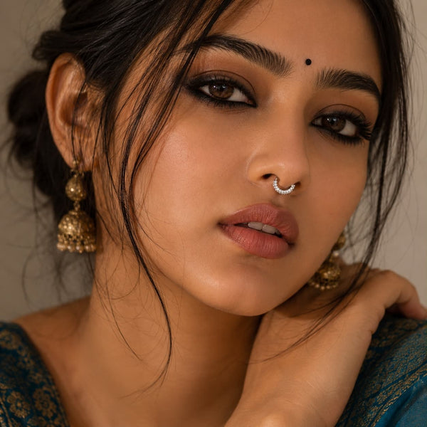 Moonlit Arc Septum Ring
