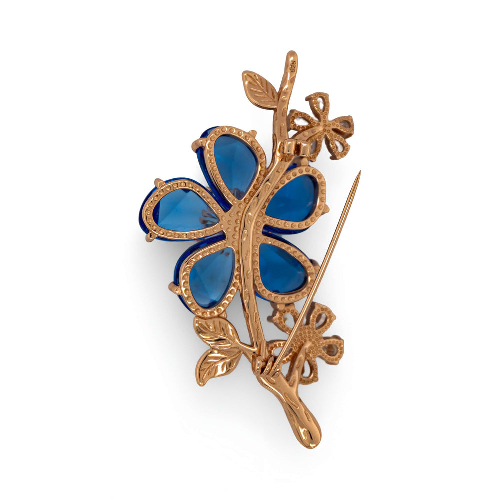 Mystic Bloom Crystal Brooch