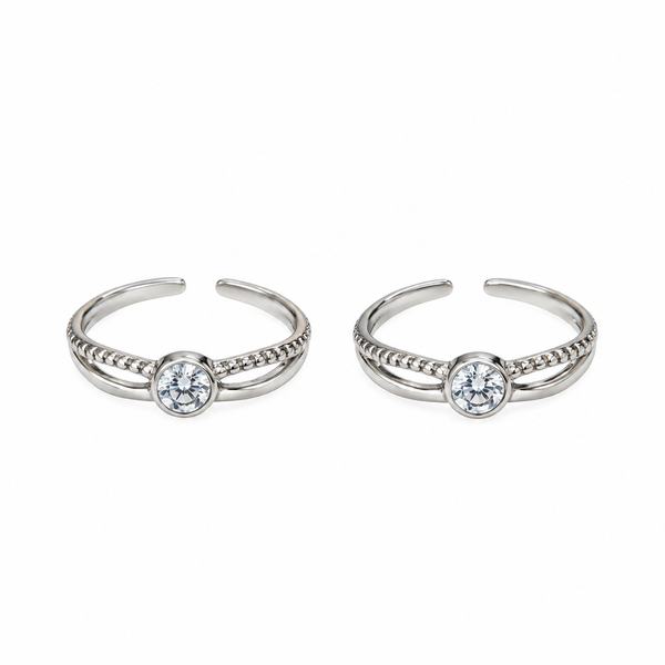 Lunara Crest Toe Ring