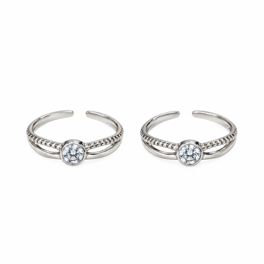 Lunara Crest Toe Ring