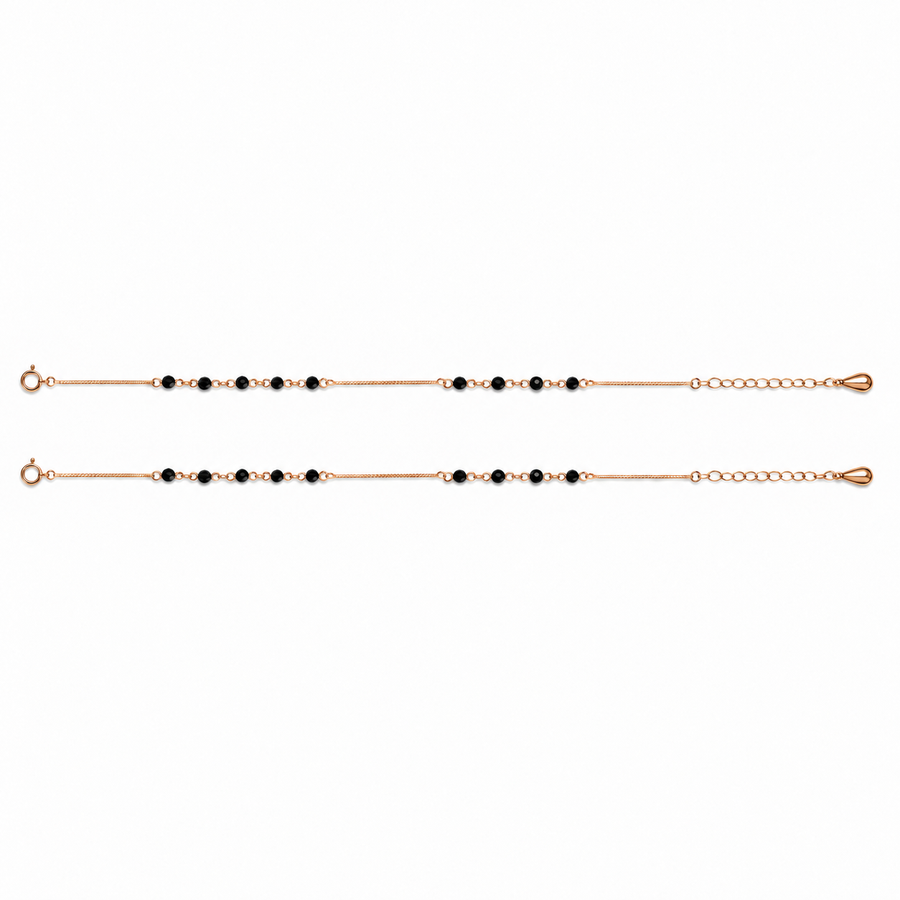 Onyx Drift Anklet
