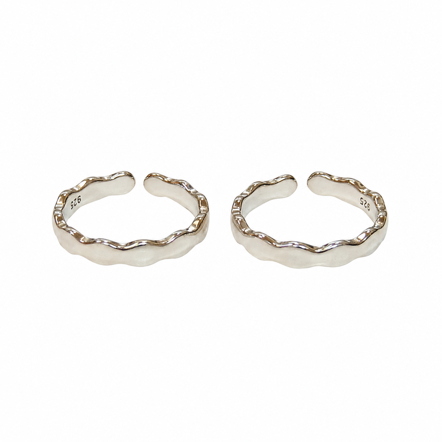 Riva Ripple Toe Ring