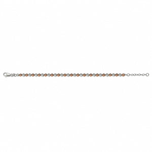 Veyra Two-Tone Bead Bracelet